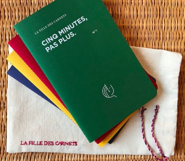 La Fille des Carnets - Pochette en tissu