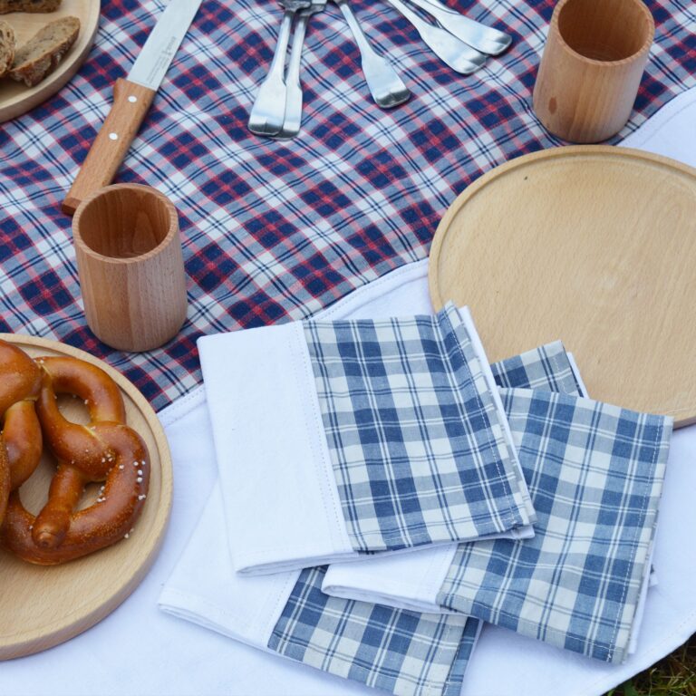 Maison Primavera - Lot de 6 serviettes tiers kelsch - Origines