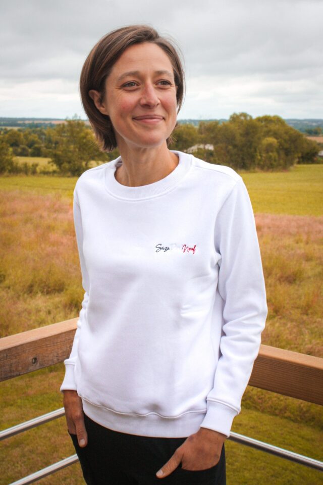 Seize point neuf - SWEAT ALINE – BRODERIE BLEU, BLANC,ROUGE