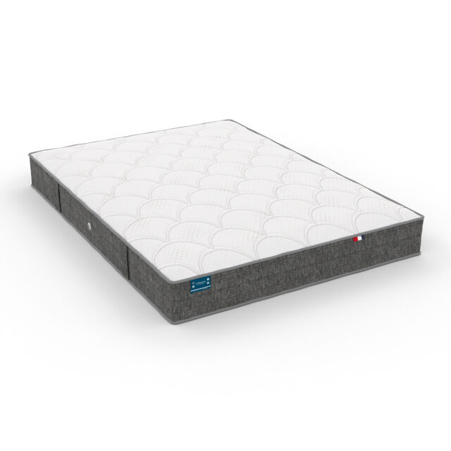 Matelas Mousse Bébé 60x120 Cm - Réversible - Epaisseur 10 Cm - Toute L