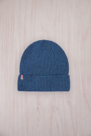 Bonnet Perinne Sans pompon Bleu paon par la marque Maison Bonnefoy Maison Bonnefoy - Bonnet Perinne Sans pompon Bleu paon