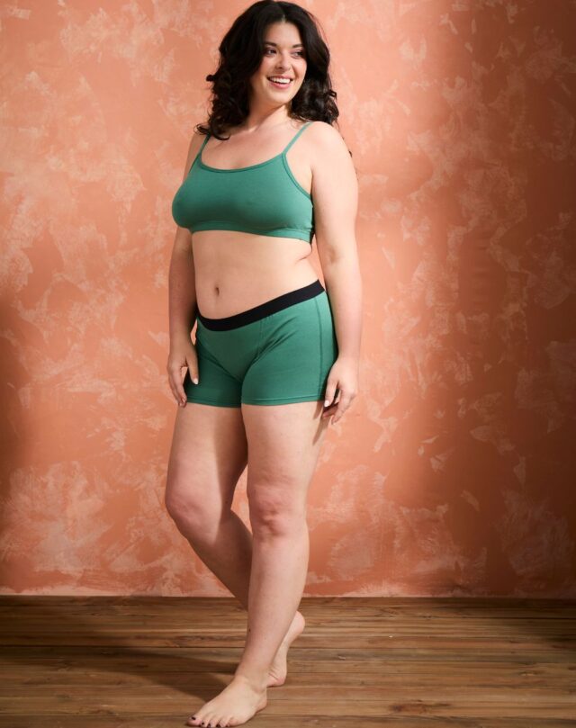 Lemahieu - Boxer femme - Vert Anglais - Femme