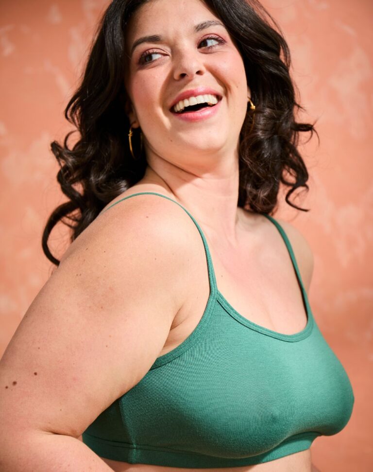 Lemahieu - Brassière coton modal - Vert - Femme