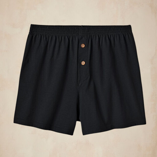 Lemahieu - Caleçon court en Coton BIO - Noir - Homme