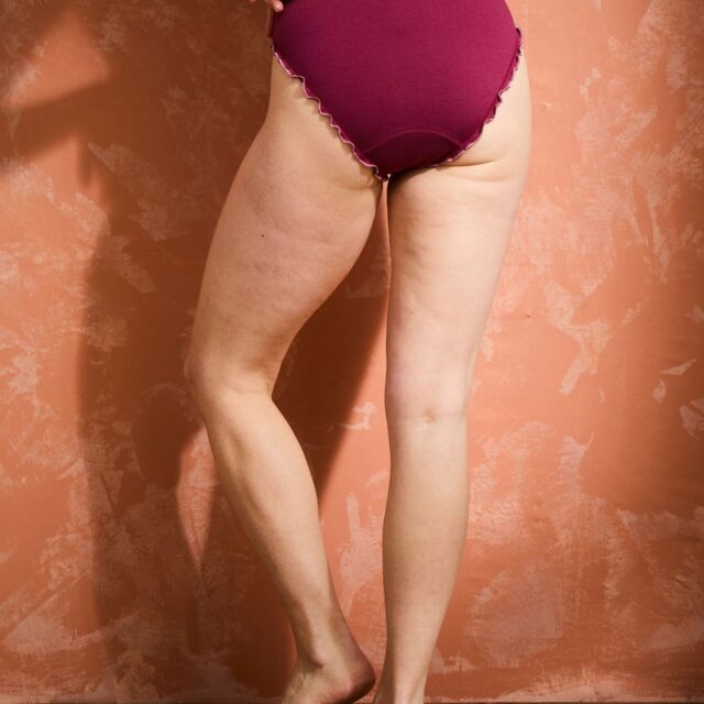 Lemahieu - Culotte bloomer en Coton BIO - Grenat - Bordeaux - Femme