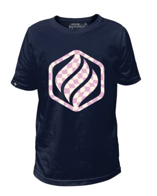 Adrenagliss - DAMIER  TEE SHIRT ENFANT FABRIQUÉ EN FRANCE EN COTON BIO