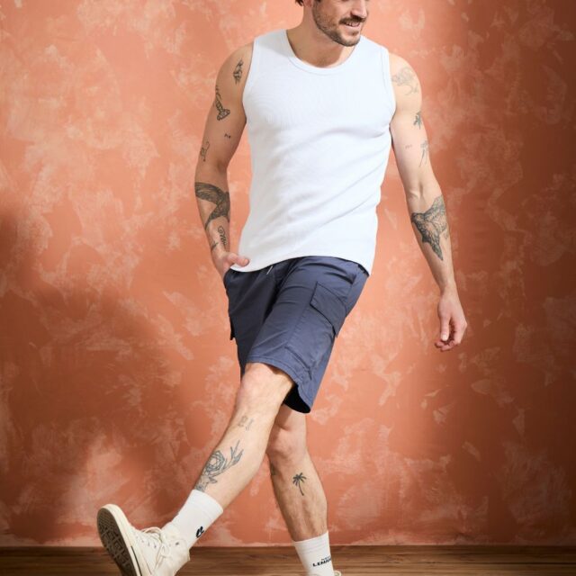 Lemahieu - Débardeur Marcel côte 2x2 - Blanc - Homme