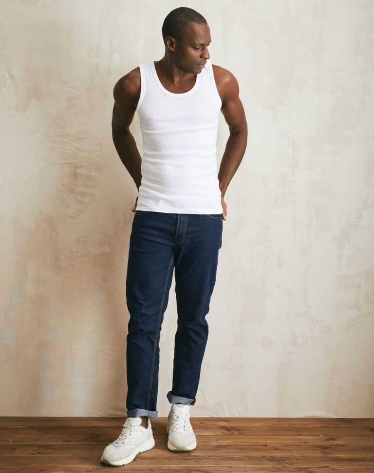 Lemahieu - Débardeur Marcel en Coton BIO - Blanc - Homme