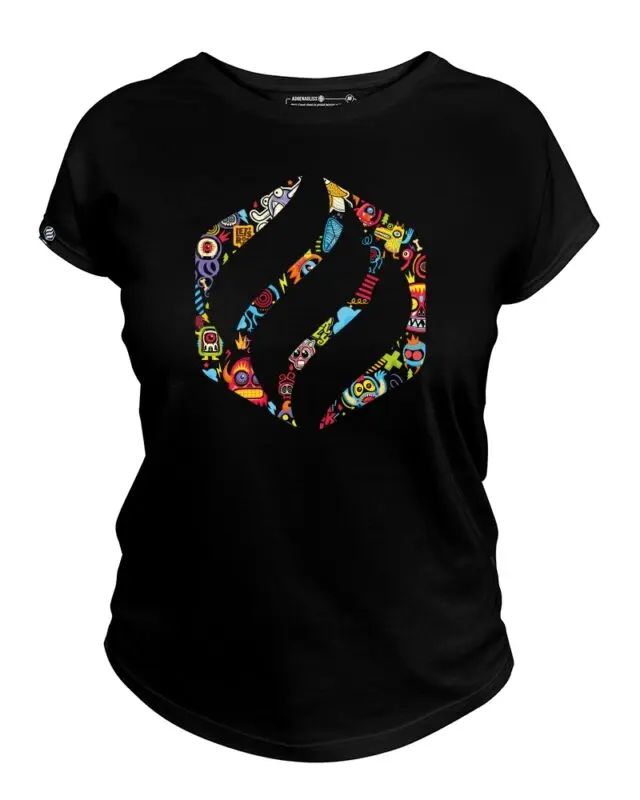 Adrenagliss - DOODLE – TEE SHIRT FEMME FABRIQUÉ EN FRANCE EN COTON BIO