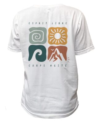 Adrenagliss - ELEMENTAIRE  TEE SHIRT ENFANT FABRIQUÉ EN FRANCE EN COTON BIO