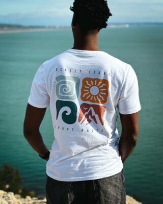 Adrenagliss - ELEMENTAIRE – TEE SHIRT MANCHES COURTES HOMME FABRIQUÉ EN FRANCE EN COTON BIO