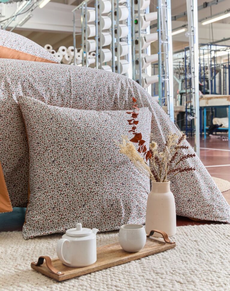 Lemahieu - Housse de couette 100% coton - Fleurie