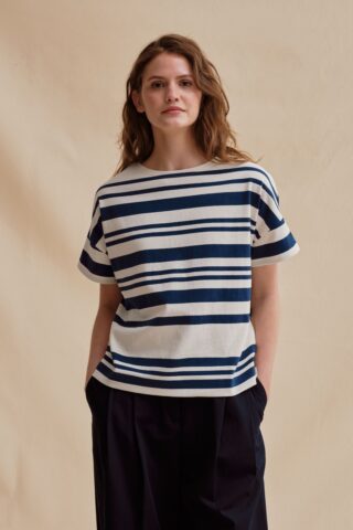 Le Minor - Marinière Jim oversize rayures irrégulières pour femme