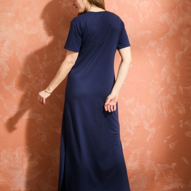 Lemahieu - Robe maxi - Marine - Femme