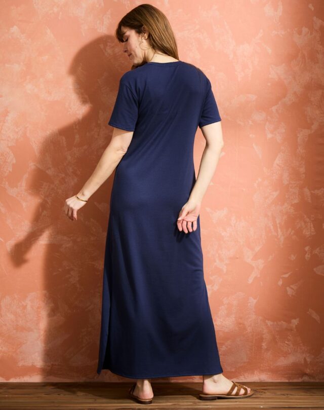 Lemahieu - Robe maxi - Marine - Femme