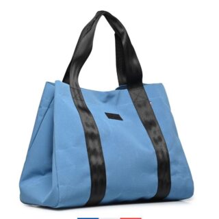 SAINT LAZARE - Sac cabas bleu clair