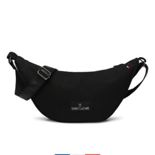 Sac demi lune noir par la marque SAINT LAZARE SAINT LAZARE - Sac demi lune noir