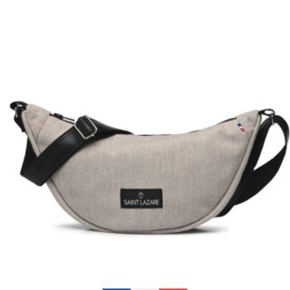 SAINT LAZARE - Sac demi lune beige