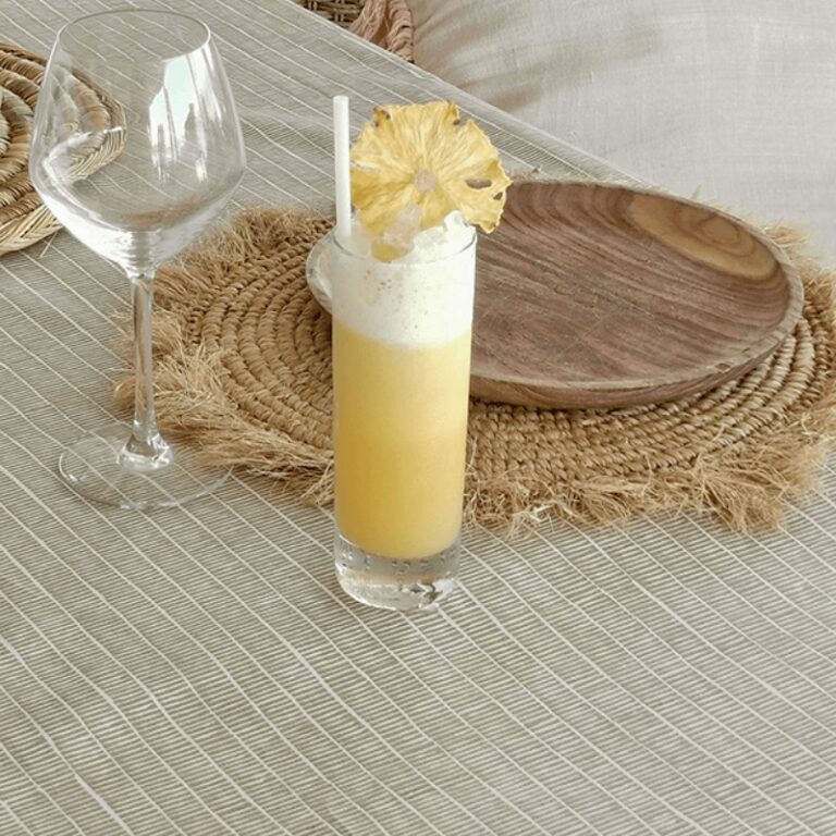 Fleur de Soleil - Set de table bambou taupe