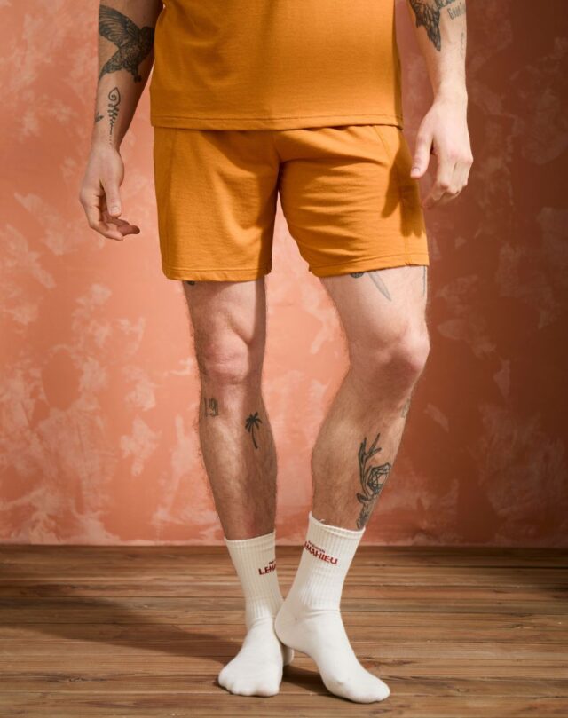 Lemahieu - Short coton modal - Mordore - Homme