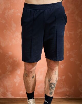 Maison Lemahieu - Short lin/coton  – Marine – Homme