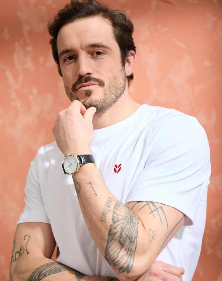 Lemahieu - T-shirt brodé en Coton BIO - Blanc - Homme - Homme