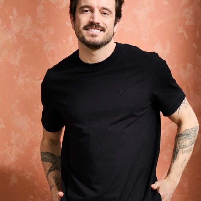 Lemahieu - T-shirt brodé en Coton BIO - Noir - Homme - Homme