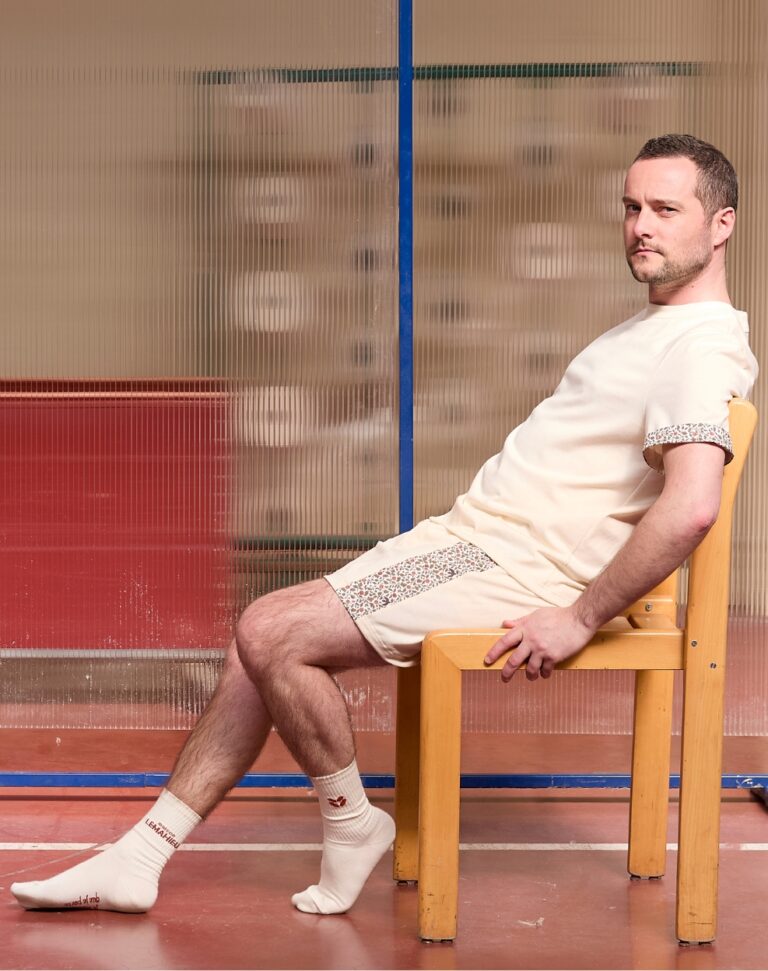 Lemahieu - T-shirt manches revers fleuries - Homme - Homme