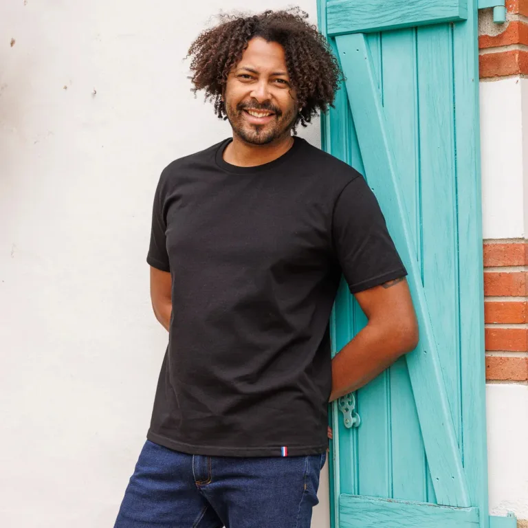 PALÂBA - T-shirt Noir homme - LE 240