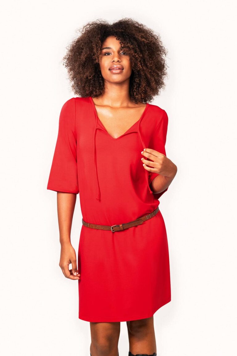 Thelma Rose - Robe fluide courte Ysé