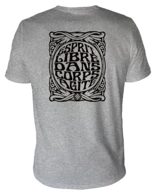 Adrenagliss - TIKI  TEE SHIRT MANCHES COURTES HOMME FABRIQUÉ EN FRANCE EN COTON BIO