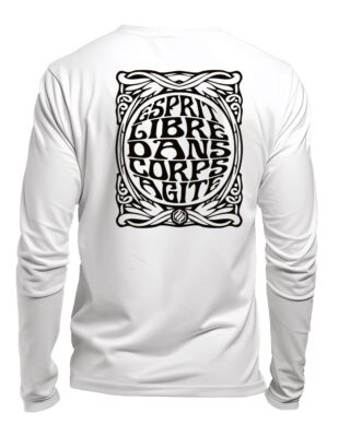 Adrenagliss - TIKI  TEE SHIRT MANCHES LONGUES HOMME FABRIQUÉ EN FRANCE EN COTON BIO
