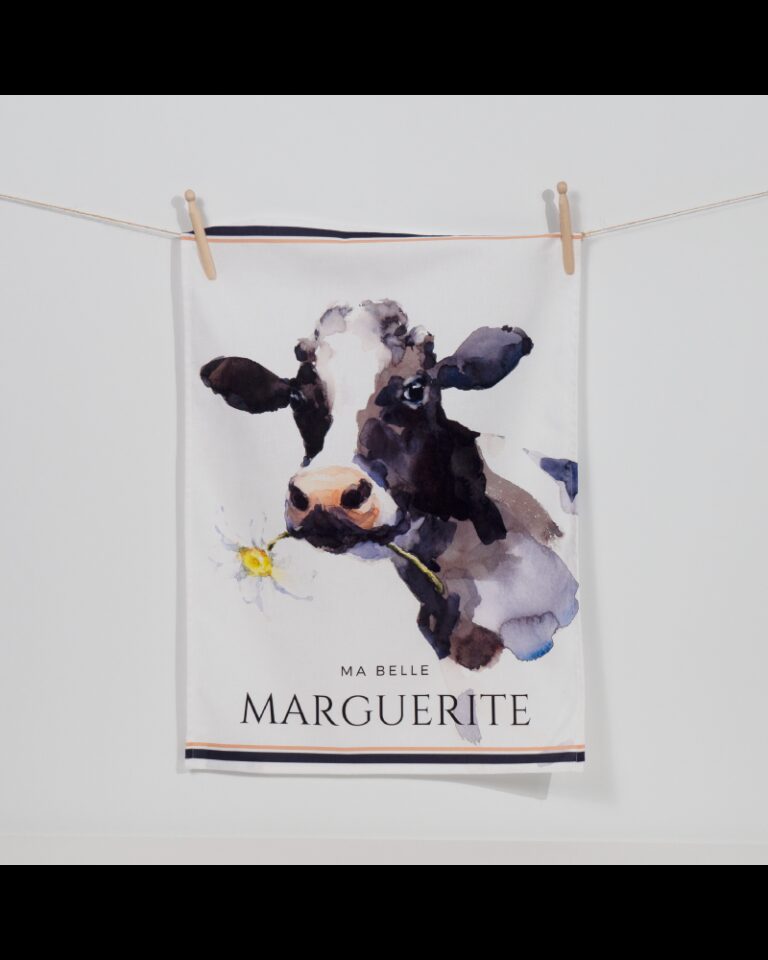 Blanc de Gerardmer - Torchon Imprimé La Ferme