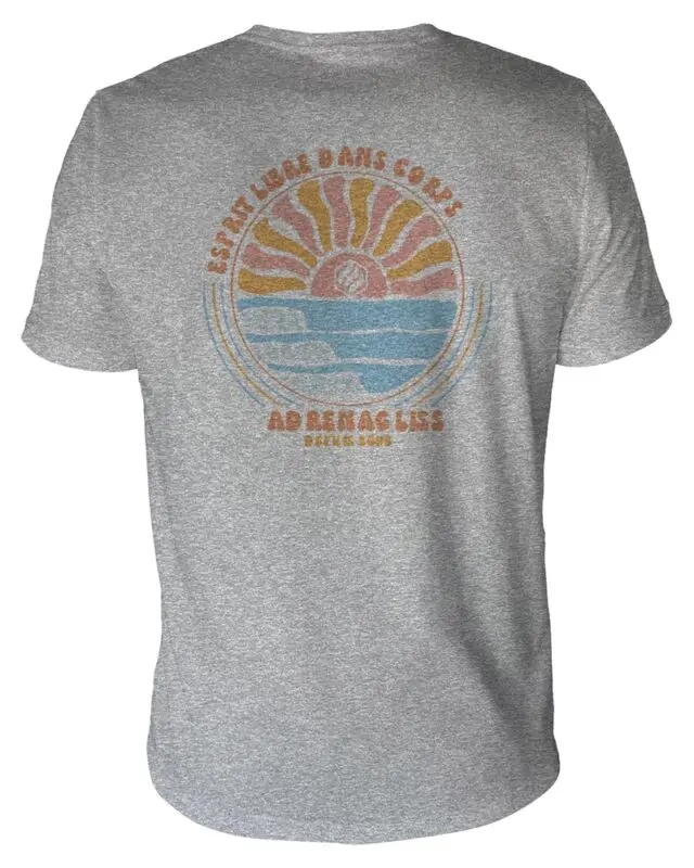 Adrenagliss - ZEN – TEE SHIRT MANCHES COURTES HOMME FABRIQUÉ EN FRANCE EN COTON BIO