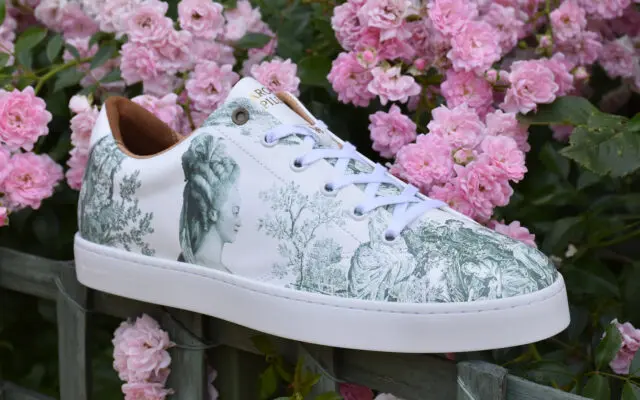 Baron Papillon - Sneaker Barons Papillom Basse Marie-Antoinette verte