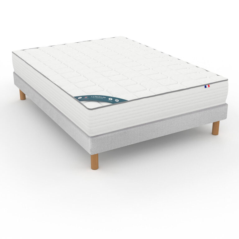 LA REDOUTE INTERIEURS - Ensemble Matelas 406 Ressorts Ferme + Sommier