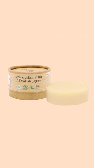 Comme Avant - Démaquillant Bio Solide  Yeux & Visage  Baume Nettoyant à lHuile de Jojoba