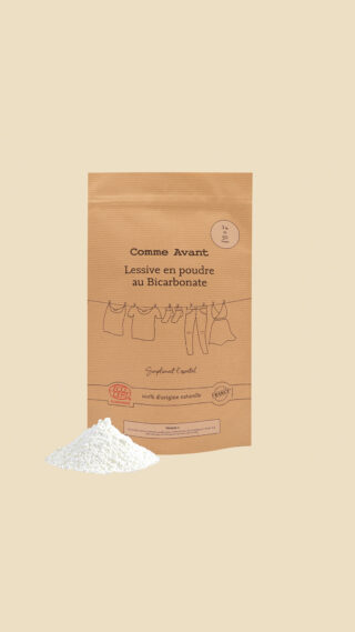 Comme Avant - Lessive en Poudre Bio au Bicarbonate – Naturelle et Écologique