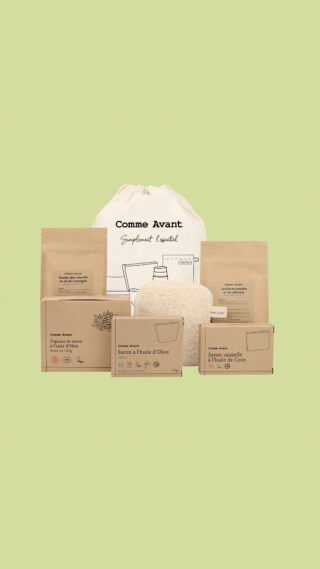 Comme Avant - Pack Produits Ménagers Bio pour la Maison – Naturel et Zéro Déchet – Fabrication Française