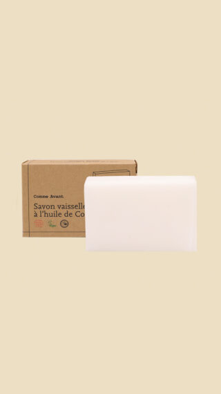 Comme Avant - Savon Vaisselle Bio Solide  à lHuile de Coco et Bicarbonate