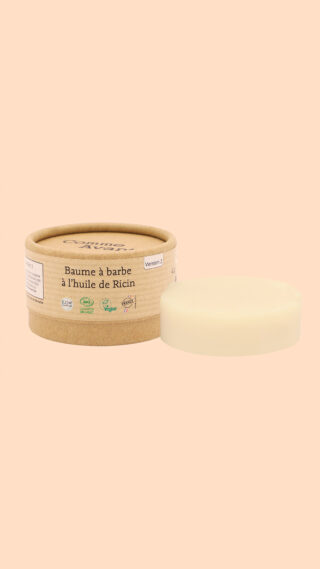 Comme Avant - Baume à Barbe Bio à lHuile de Ricin  Nourrissant et Hydratant