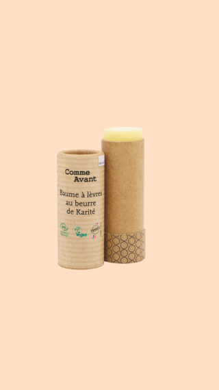 Comme Avant - Stick Baume à Lèvres Bio au Beurre de Karité  Hydratant & Nourrissant