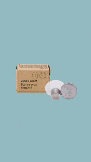 Porte-Savon Aimanté en Acier Inoxydable – Ventouse Savon & Shampoing par la marque Comme Avant Comme Avant - Porte-Savon Aimanté en Acier Inoxydable – Ventouse Savon & Shampoing