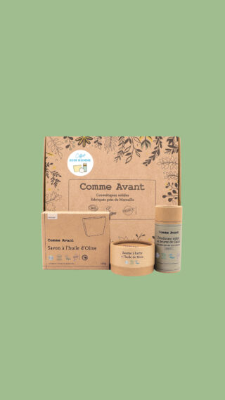 Coffret Routine Soin Homme – Bio et Solide – Fabrication Française par la marque Comme Avant Comme Avant - Coffret Routine Soin Homme – Bio et Solide – Fabrication Française