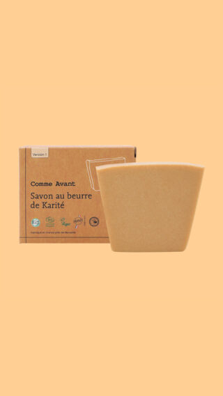 Comme Avant - Savon Solide Bio au Beurre de Karité – Visage & Corps – Apaisant et Nourrissant – Surgras
