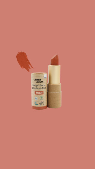 Rouge à Lèvres Rouge Brique Bio – Vegan & Longue Tenue – Sans Dioxyde de Titane par la marque Comme Avant Comme Avant - Rouge à Lèvres Rouge Brique Bio – Vegan & Longue Tenue – Sans Dioxyde de Titane