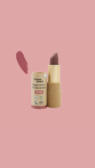 Comme Avant - Rouge à Lèvres Prune Bio – Vegan & Longue Tenue – Sans Dioxyde de Titane
