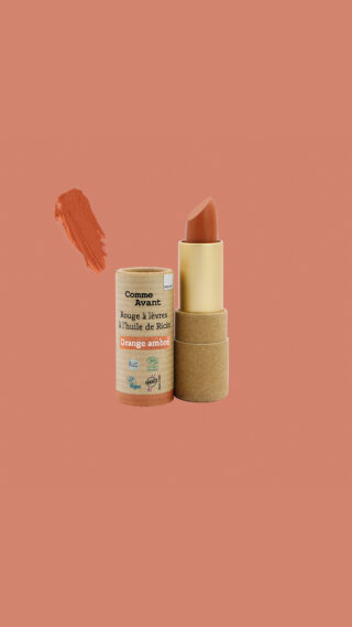 Rouge à Lèvres Orange Bio – Vegan & Longue Tenue – Sans Dioxyde de Titane par la marque Comme Avant Comme Avant - Rouge à Lèvres Orange Bio – Vegan & Longue Tenue – Sans Dioxyde de Titane