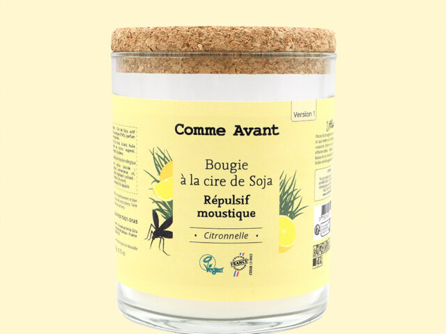 48028552069443 Comme Avant - Bougie Répulsive Anti Moustique - Maison & Jardin - Efficace et Naturelle - Anti Moustique Tigre