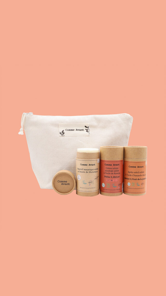 Comme Avant - Coffret Été – Crème Solaire – Après Soleil – Anti-moustique – Bio et Naturel – Fabrication Française
